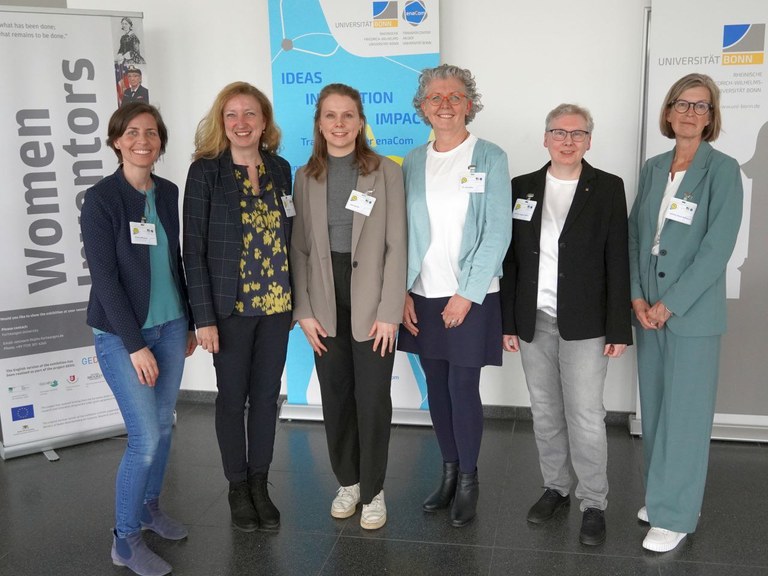 Sprecherinnen und Organisatorinnen der Vernissage "Patente Frauen - Women Inventors"