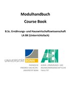 Modulhandbuch B.Sc. EHW Lehramt Unterrichtsfach 2020