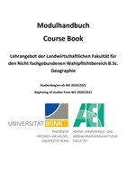 Modulhandbuch B.Sc. Geographie fWP 2020