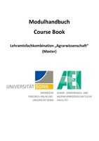 Modulhandbuch M.Ed. Agrar Lehramt Lehramtsfachkombi 2022